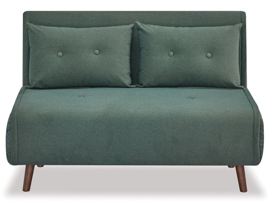 Haru Double Sofa Bed - Mohair Green