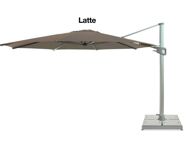 Bali 3.3m Cantilever Outdoor Umbrella - Charcoal