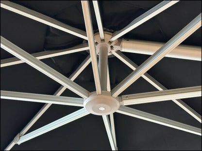 Bali 3.3m Cantilever Outdoor Umbrella - Charcoal