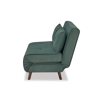Haru Double Sofa Bed - Mohair Green