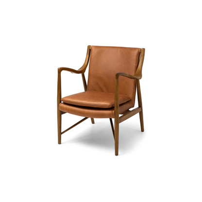 Marcos Lounge Chair Cognac Leather