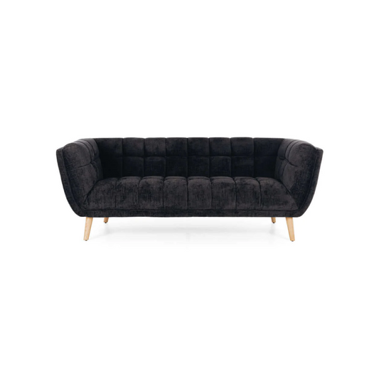 Chester 3 Seater Sofa - Panther Black