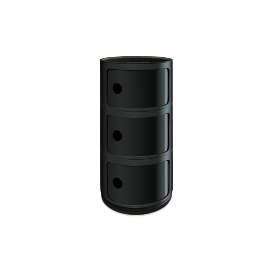 Ally 3 Drawer - Black-Global Living
