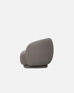 Fleur Swivel Chair - Fabric Plinth
