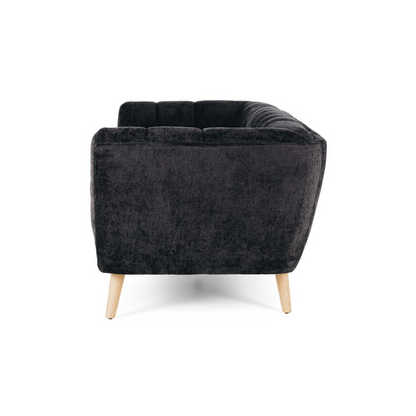Chester 3 Seater Sofa - Panther Black