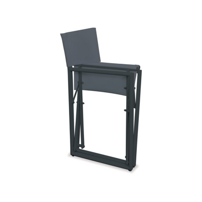 Director Folding Outdoor Chair Gun Metal