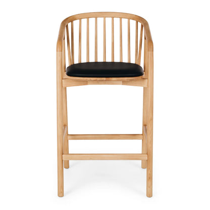 Rocco High Back Barstool Natural-Global Living