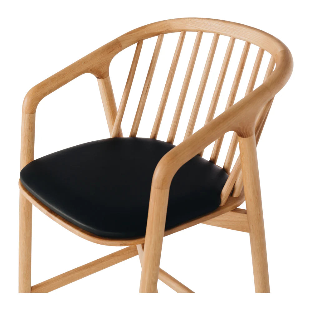 Rocco High Back Barstool Natural-Global Living