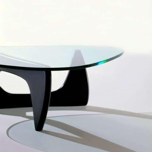 Noguchi Coffee Table - Black-Global Living