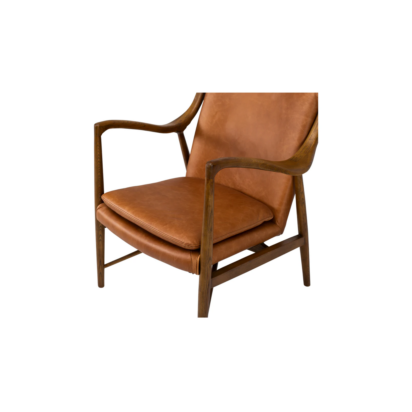 Marcos Lounge Chair Cognac Leather
