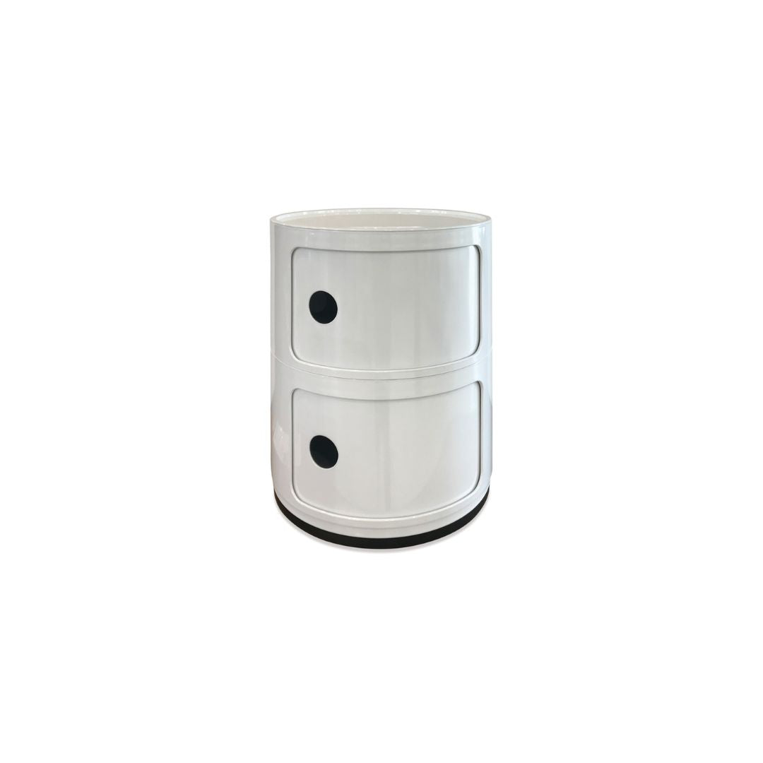 Ally 2 Drawer - White-Global Living