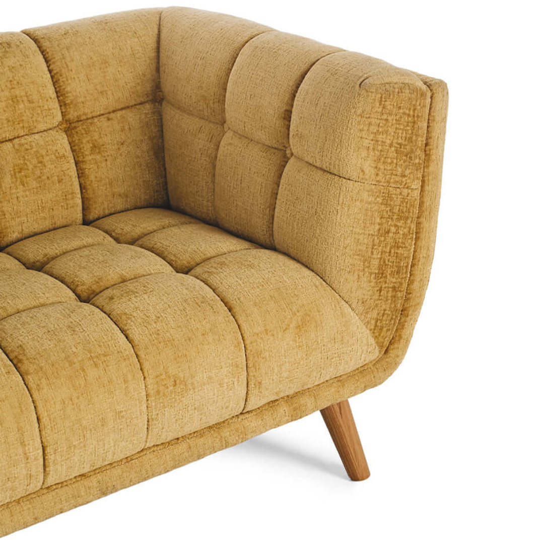 Chester 3 Seater Sofa - Dijon Yellow