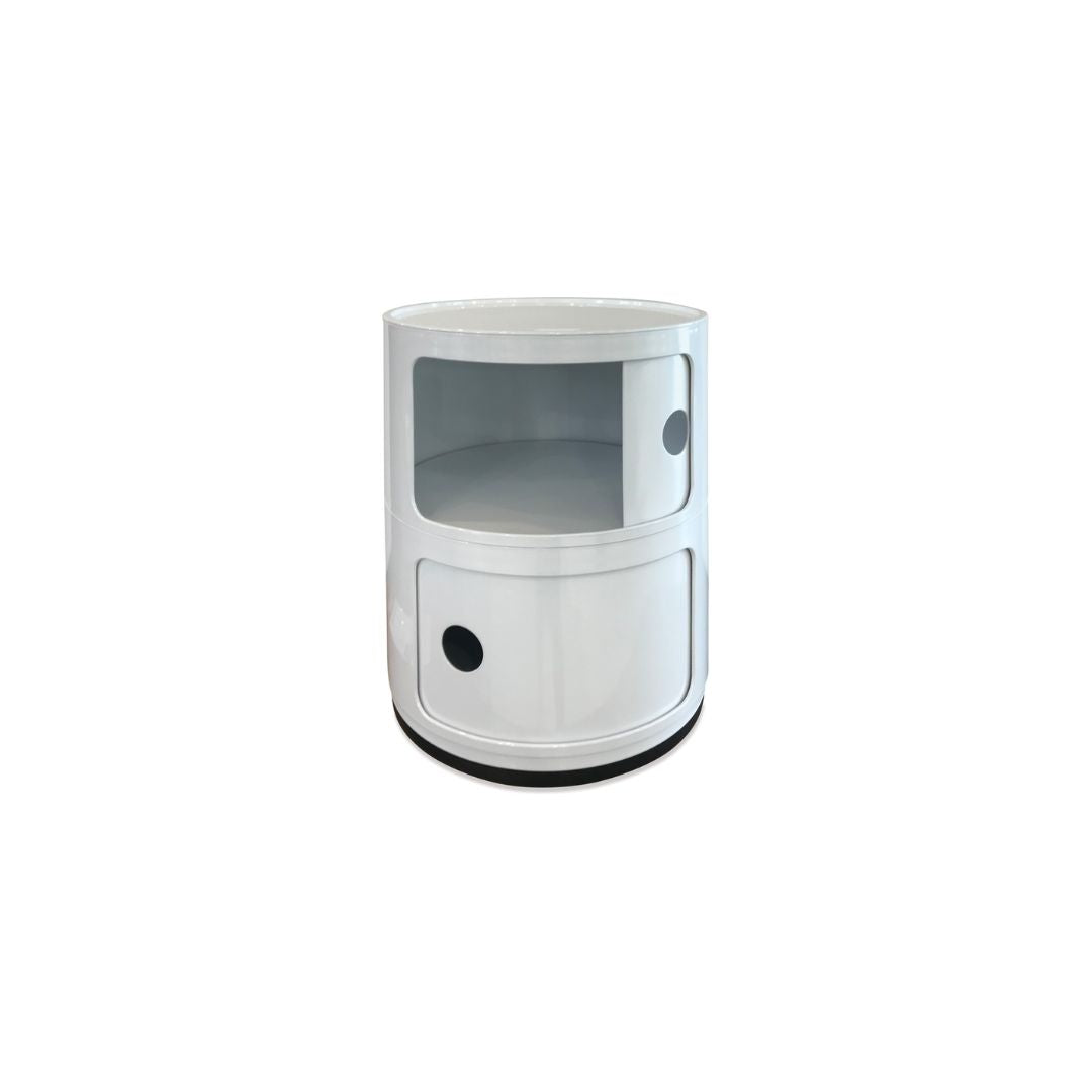 Ally 2 Drawer - White-Global Living