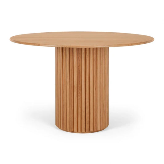 Pedestal Round Dining Table Natural-Global Living