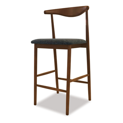 Baradine Barstool - Smoked Oak