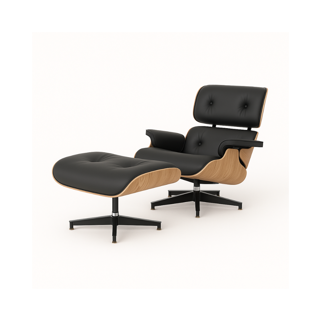 Charles Eames Chair and Footstool - Global Living