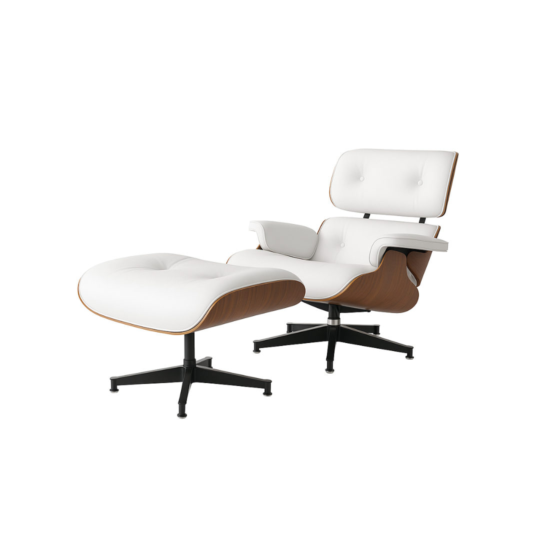 Charles Eames Chair and Footstool - Global Living
