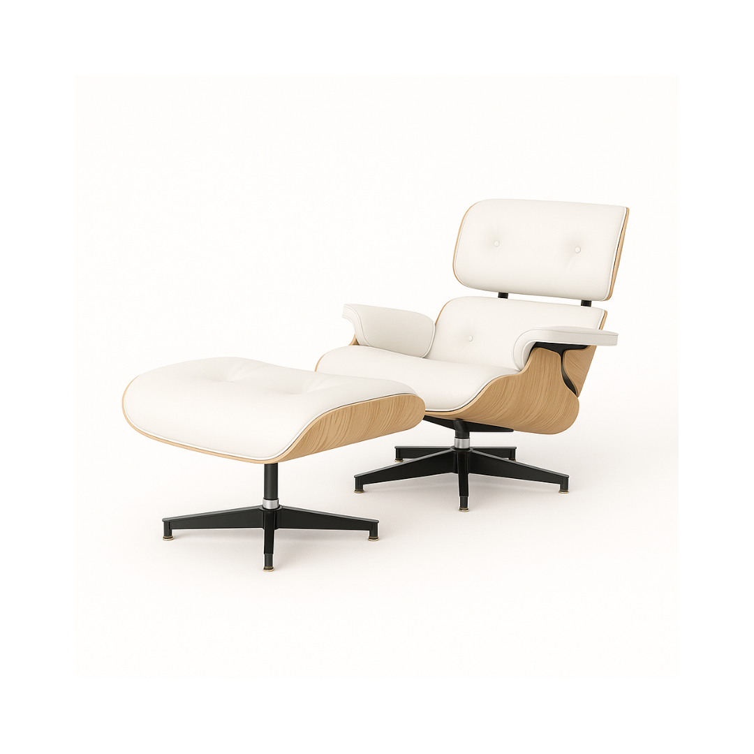 Charles Eames Chair and Footstool - Global Living