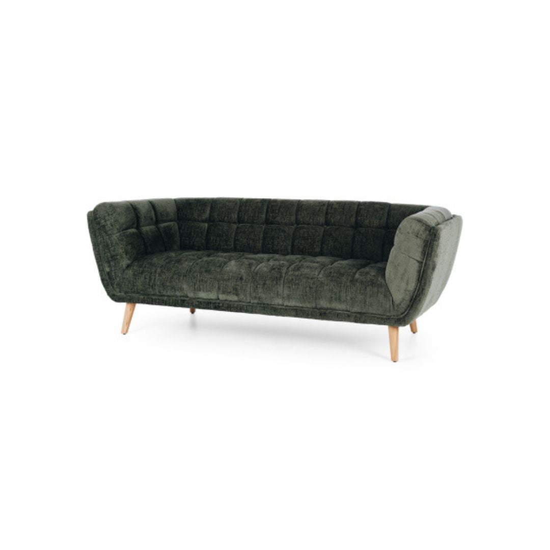 Chester 3 Seater Sofa - Fern Green-Global Living