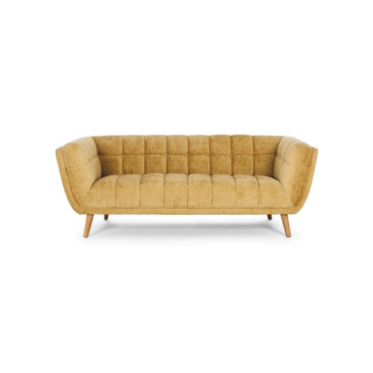 Chester 3 Seater Sofa - Dijon Yellow-Global Living