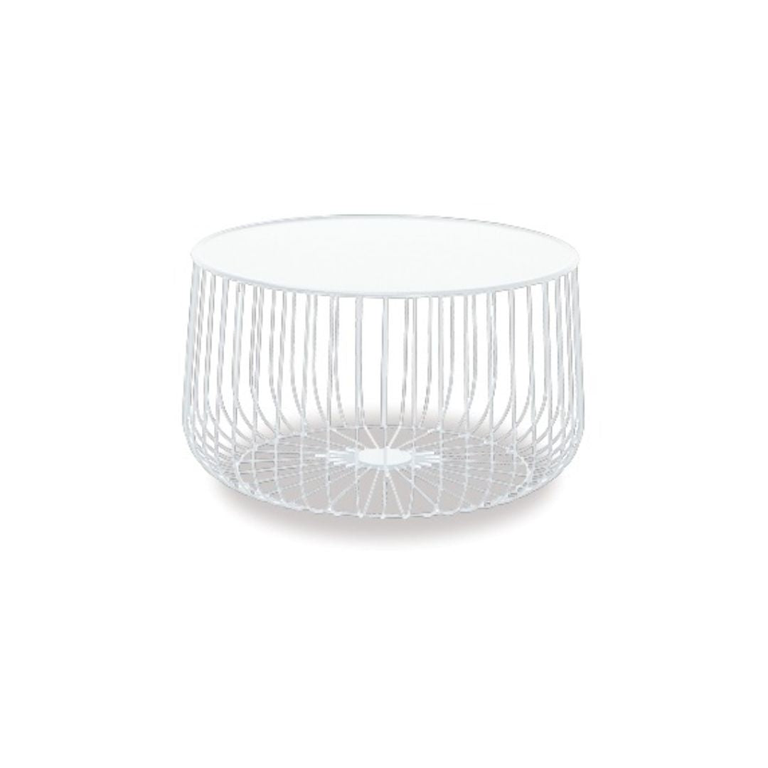 Chia Coffee Table - White-Global Living
