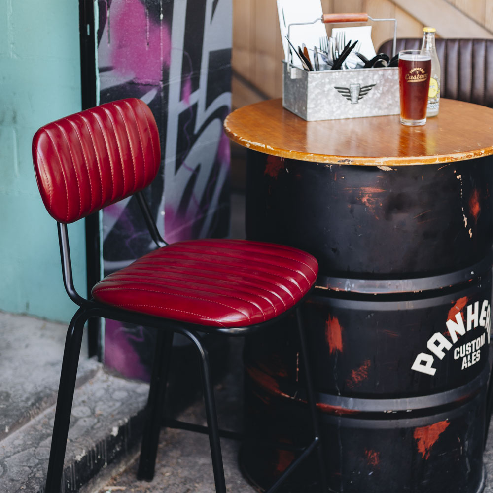 Chevy Bar Stool Red-Global Living