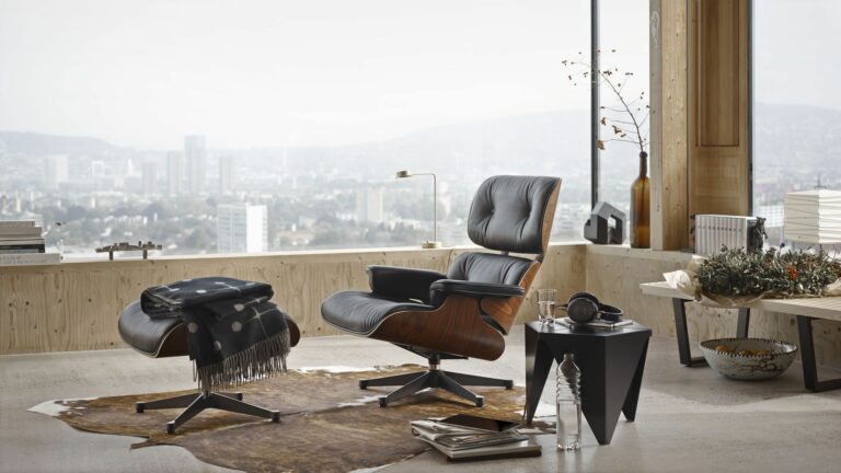 Charles Eames Chair and Footstool