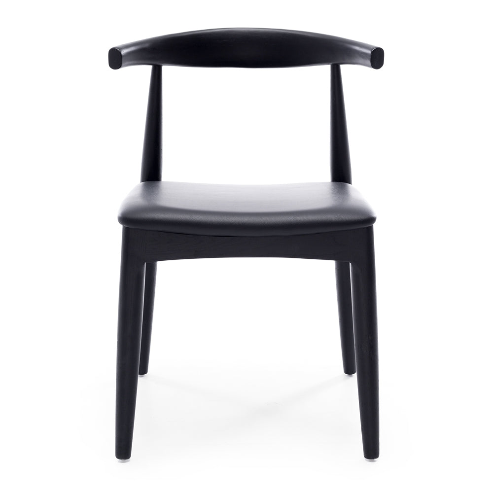 Elbow Dining Chair - Black-Global Living