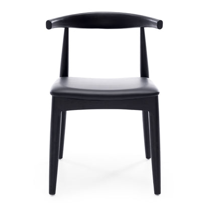 Elbow Dining Chair - Black-Global Living