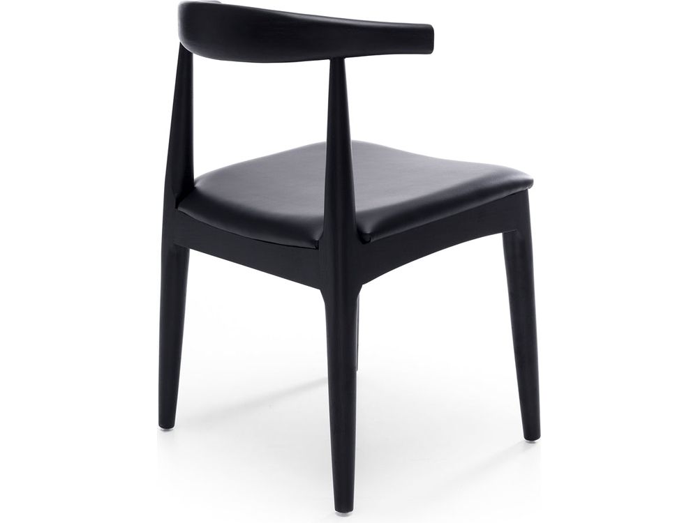 Elbow Dining Chair - Black-Global Living