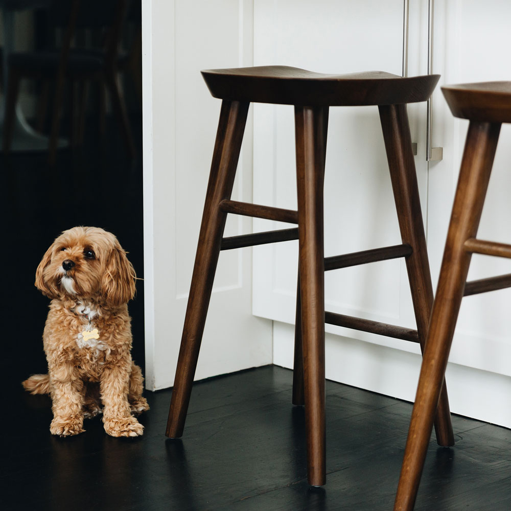 Tokyo Barstool - Deep Oak