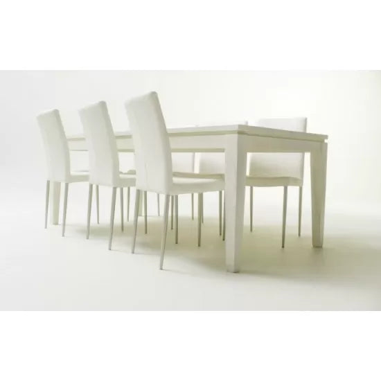 Fusion White Wash Dining Table-Global Living
