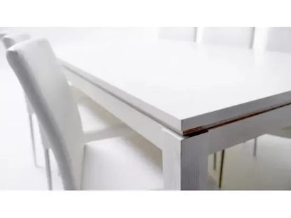 Fusion White Wash Dining Table-Global Living