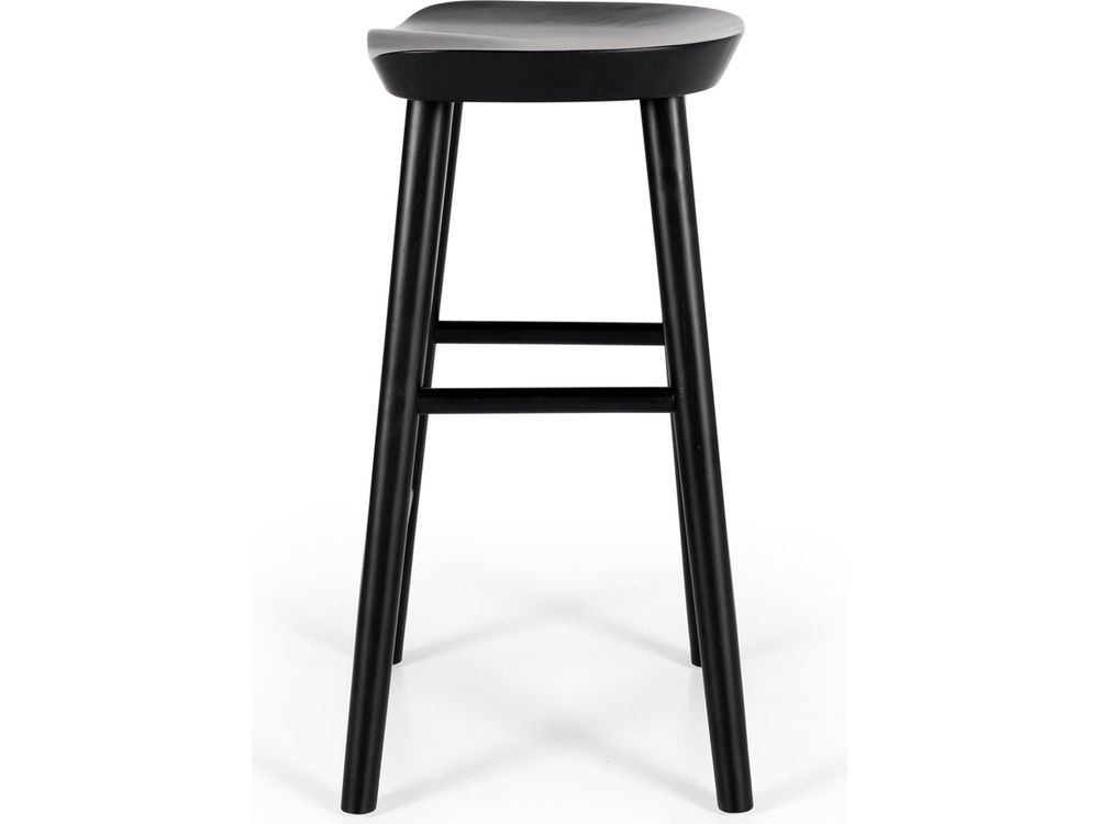 Tokyo Barstool - Black Oak-Global Living