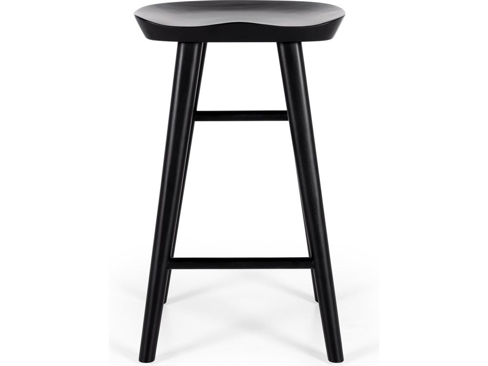 Tokyo Barstool - Black Oak-Global Living