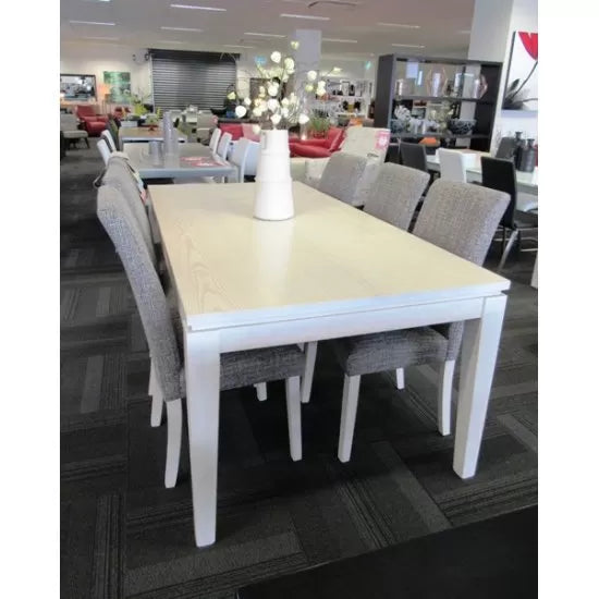 Fusion White Wash Dining Table-Global Living