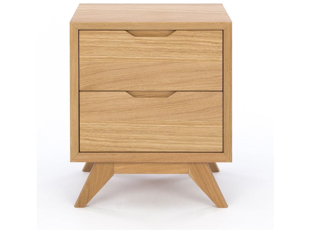 Norway 2 Drawer Bedside-Global Living