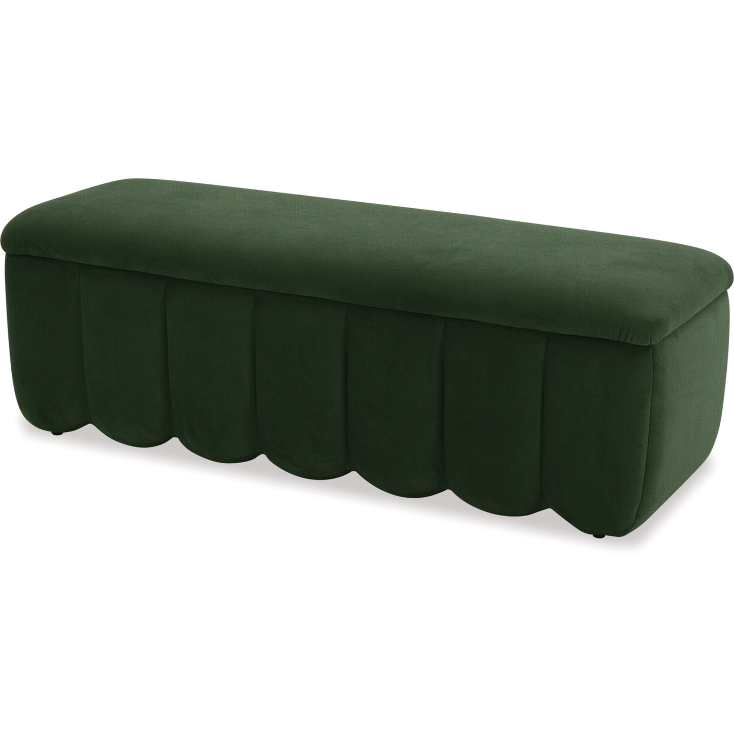 Jordan Ottoman With Storage - Green