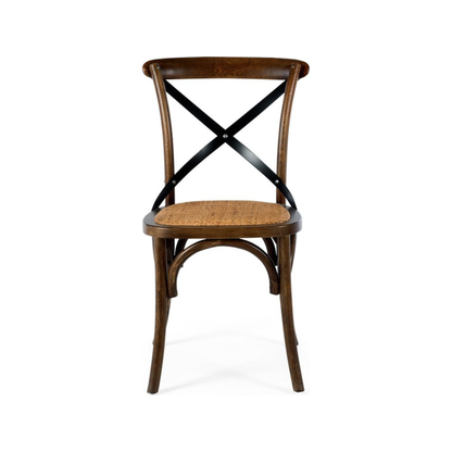 Cross Aged Chair Deep Oak