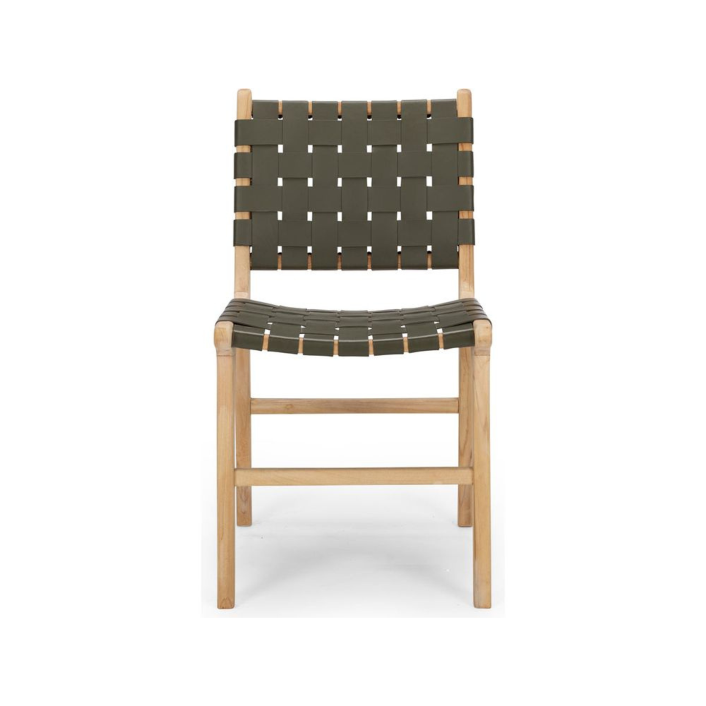 Roma Woven Dining Chair - Olive