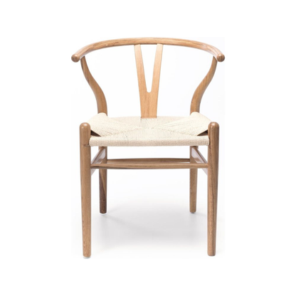 Wishbone Dining Chair - Natural with Natural Seat