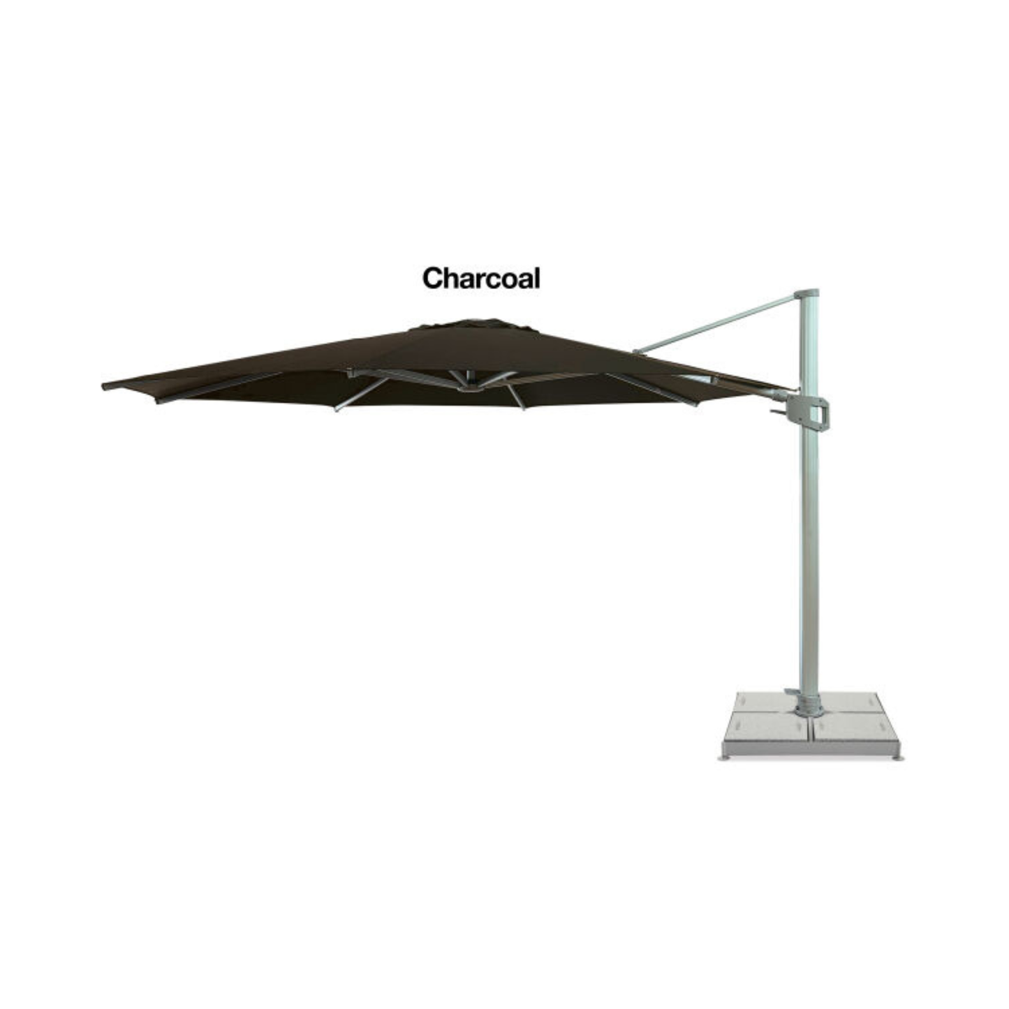 Bali 3.3m Cantilever Outdoor Umbrella - Charcoal