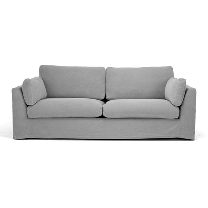 CARSON 3 Seat Slipcover Sofa - Cement