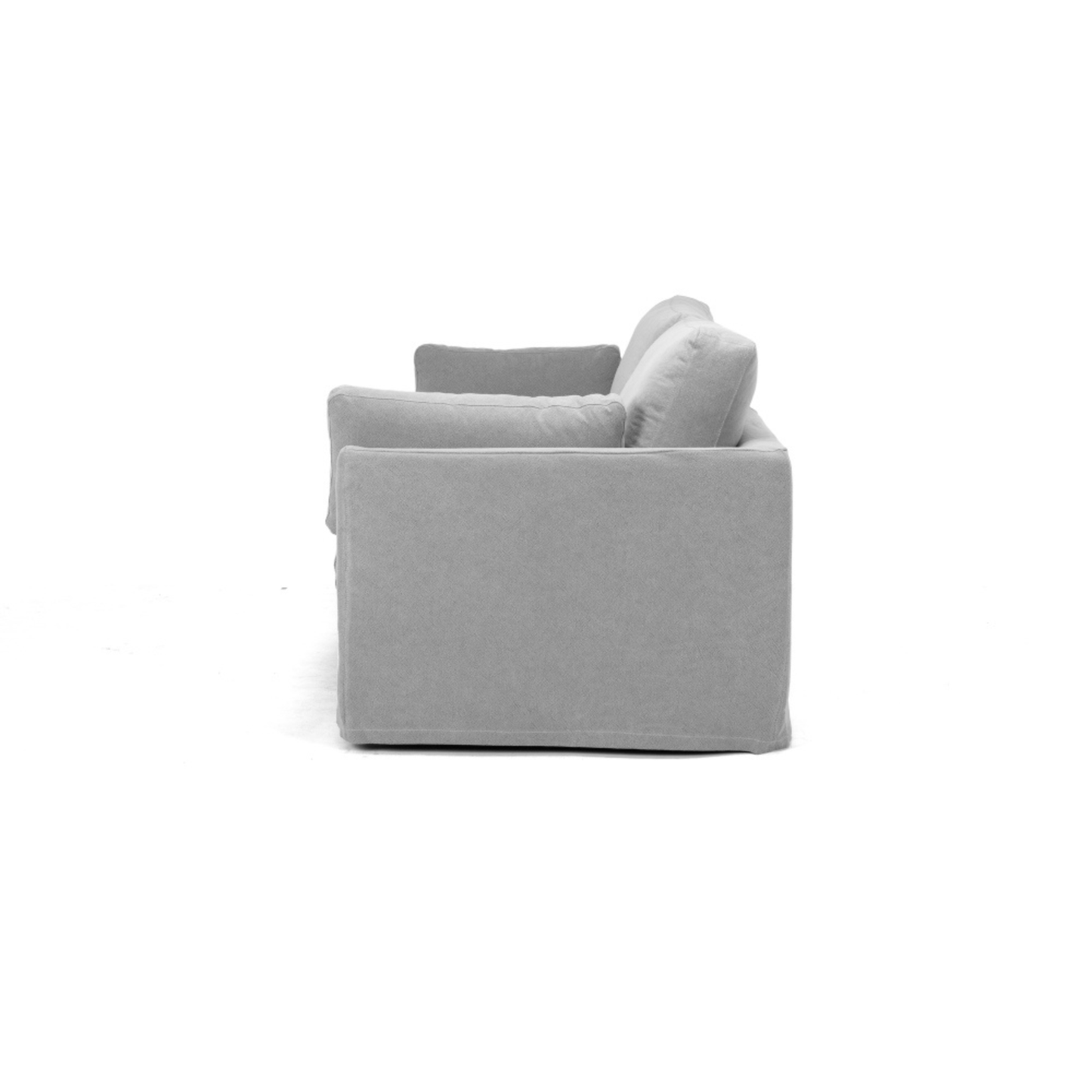 CARSON 3 Seat Slipcover Sofa - Cement