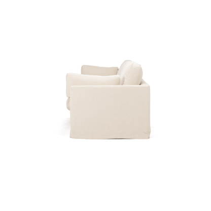 CARSON 3 Seat Slipcover Sofa - Oatmeal