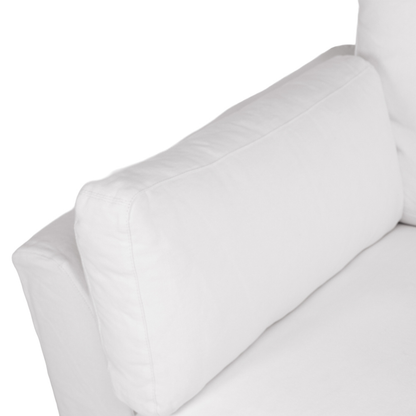 CARSON 3 Seat Slipcover Sofa - White