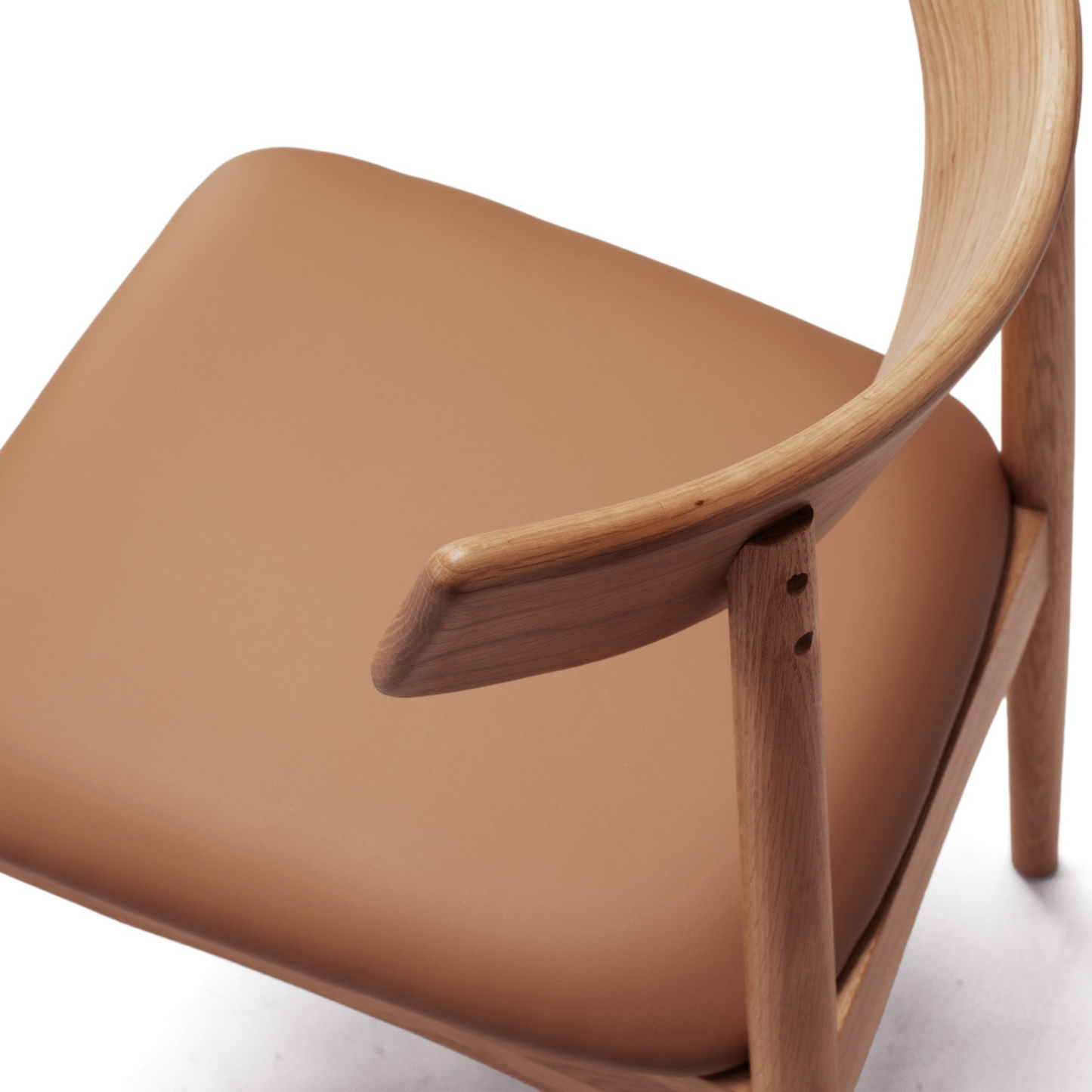 Hans Barstool Natural Oak Tan PU