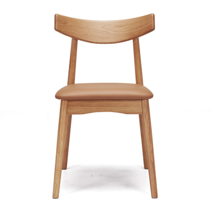 Hans Chair Natural Oak Tan PU