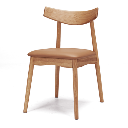 Hans Chair Natural Oak Tan PU