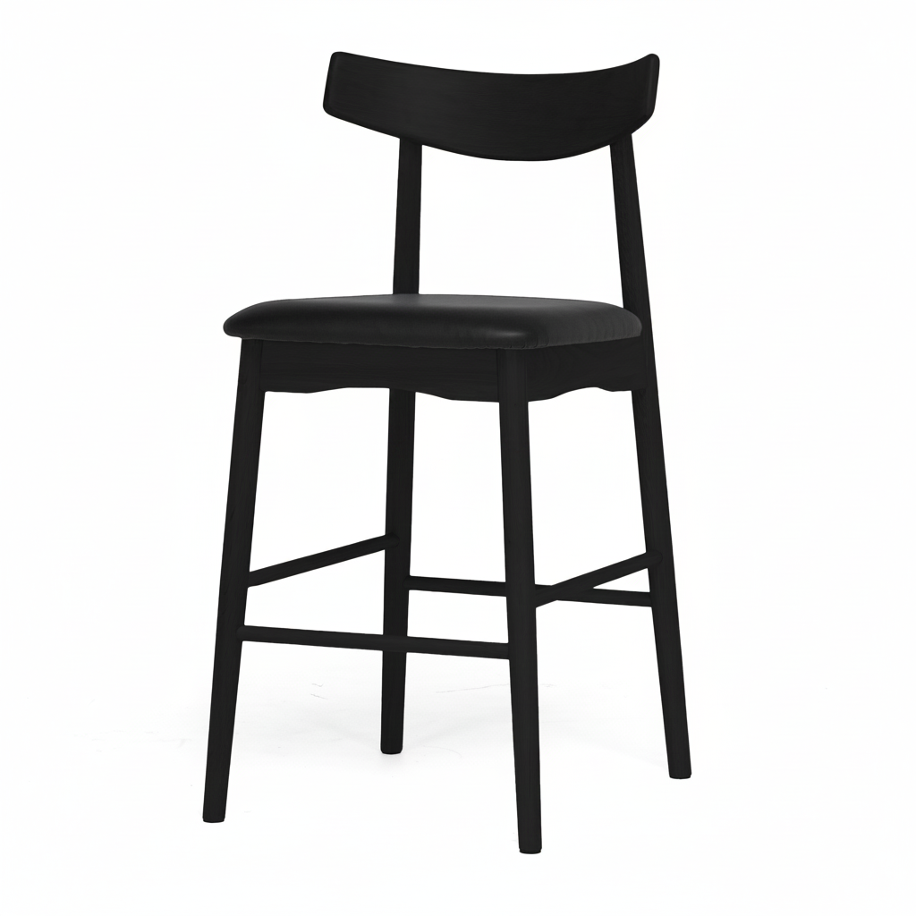 Hans Barstool Black Oak